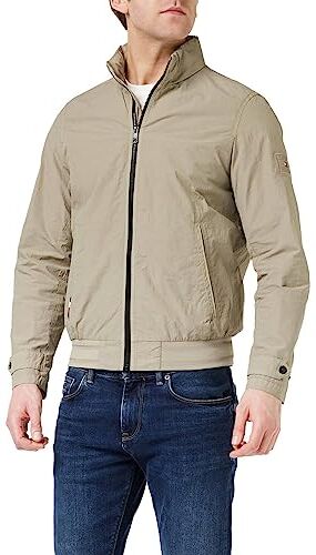 Tommy Hilfiger Giacca Uomo Regatta Jacket Giacca da Mezza Stagione, Beige (Stone), S