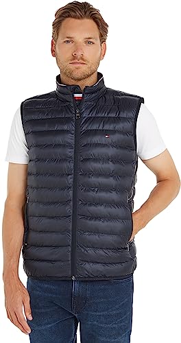 Tommy Hilfiger CORE PACKABLE RECYCLED VEST, Gilet Piumino, Uomo, DESERT SKY, XL
