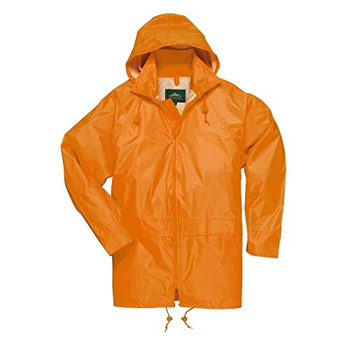 Portwest S440 Classica Iona Giacca da Pioggia Marino (M, L, XL o 2XL)- Cappotto Impermeabile Classic EU/UK Arancione, XL