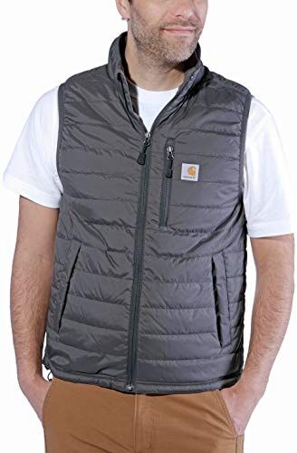 Carhartt , Gilet impermeabile Rain Defender®, Relaxed Fit, pesantezza leggera Uomo, Shadow, XL