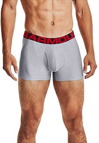 Under Armour Tech 3in 2 Pack Boxer, Uomo