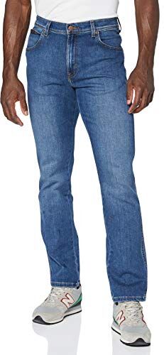 Wrangler Texas Slim Jeans, Blu (Star Struck), 34W / 34L Uomo