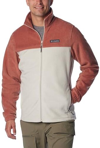 Columbia Steens Mountain Full Zip 2.0, Chaqueta polar con cremallera completa Uomo, Auburn, Dark Stone,