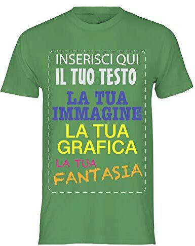 VENEZIANO T-shirt cotone personalizzabile, maglia unisex personalizzata con stampa per Uomo e Donna, maglietta personalizzata su richiesta 100% made in Italy