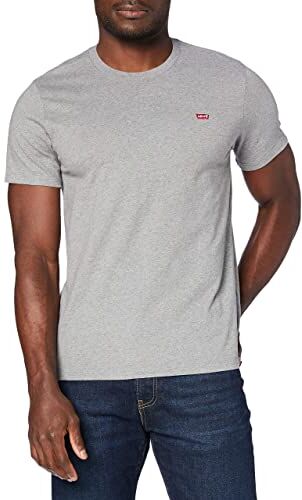 Levis Ss Original Housemark Tee, T-Shirt Uomo, Chisel Grey Heather, XS