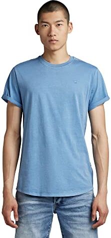 G-STAR RAW Overdyed Lash T-Shirt, T-shirt Uomo, Blu (deep wave gd ), S