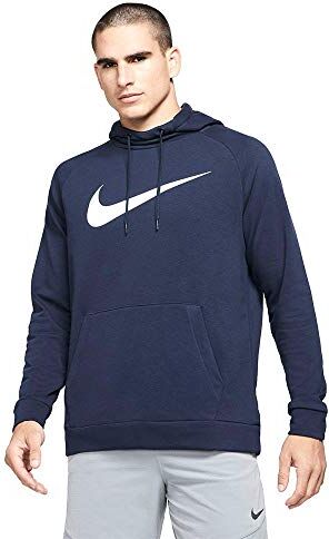 Nike M NK DF HDIE PO SWSH Felpa Uomo obsidian/(white) L