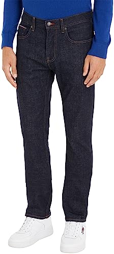 Tommy Hilfiger Jeans Uomo Core Straight Denton Elasticizzati, Blu (Ohio Rinse), 36W / 36L