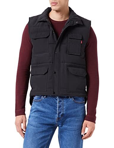 Velilla Serie 108 Gilet multitasche trapuntato (Taglie S) colore Nero