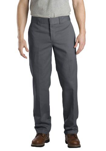 Dickies S/Stght Work Pant Pantaloni, Grigio (Charcoal Grey), 30W / 30L Uomo