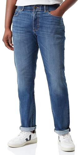 Lee Straight Fit MVP Jeans, Blu (Keplar), 31W / 30L Uomo