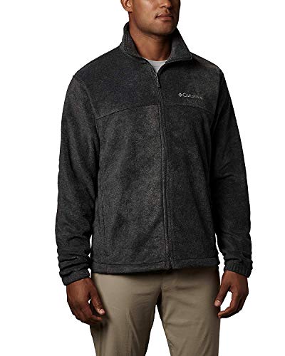 Columbia Uomo Giacca in Pile con Cerniera Intera, Charcoal Heather, M