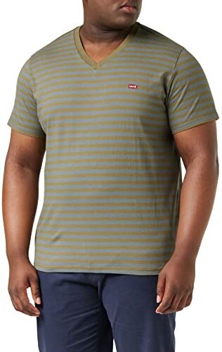 Levis Original Housemark V-Neck, Uomo, Silver Lining Martini Olive, XS