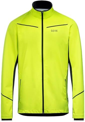 GORE WEAR R3 Partial GORE-TEX INFINIUM Jacket, Giacca Uomo, Giallo Neon Nero, M