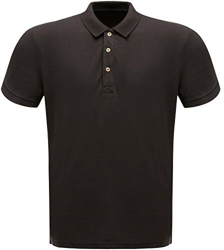 Regatta Polo Classic 65/35 A 3 Bottoni T-shirts/polos/vests, Uomo, Black, XS