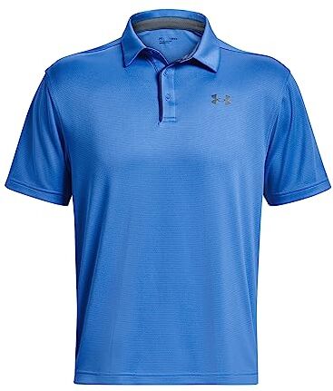 Under Armour Polo Tech Golf, Uomo, (469) Acqua / / Pitch Grey, XS/S