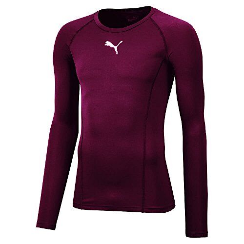 Puma Liga Baselayer tee LS Technical Shirt, Man, Red (Cordovan), 48/50 (Manufacturer Size: M)