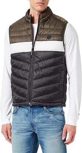 Jack & Jones Jjehero Bodywarmer Collar Noos Giacca trapuntata, Rosin – nero/bianco, XXL Uomo