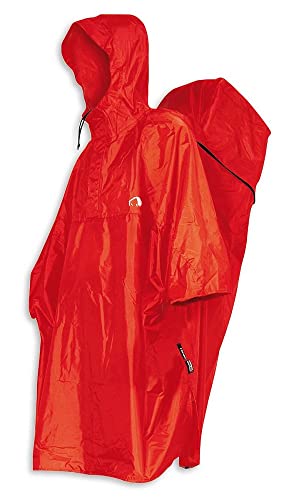 Tatonka Poncho da uomo, Rosso, S