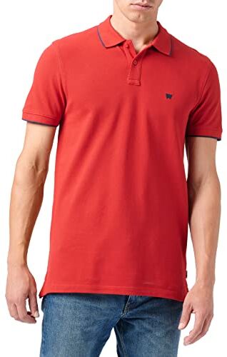 Wrangler Polo Shirt Camicia, Red, 3X-Large Uomini