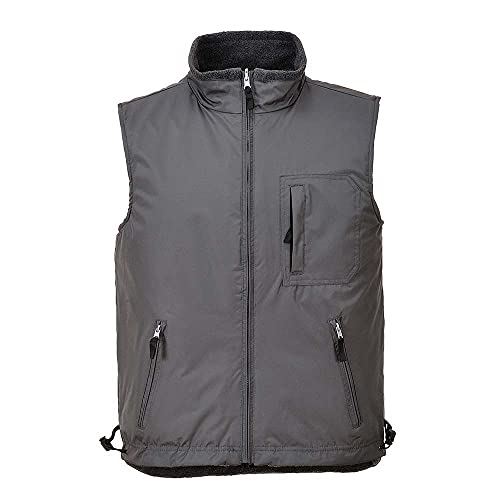 Portwest S418 Bodywarmer RS Gilet Reversibile, Grigio, XXXL