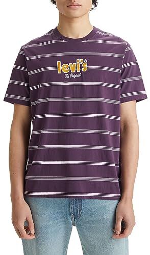 Levis Ss Relaxed Fit Tee, T-shirt Uomo, Tassle Hortensia, M