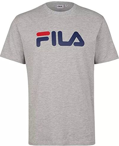 Fila Bellano Tee, T-shirt Unisex Adulto, Grigio (Chiaro Grigio Melange), XL