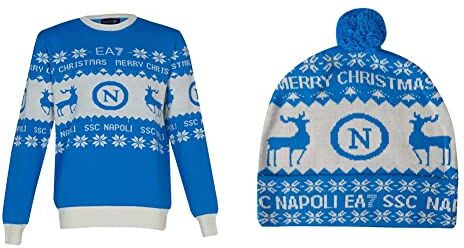 SSC NAPOLI Maglione Natale 2022 & Cappello Natale 2022