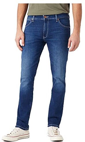 Wrangler Larston, Jeans Uomo, Blu (For Real), 34W / 34L