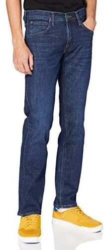 Lee Daren Zip Fly Jeans, Blu (Dark Blue), 32W / 32L Uomo