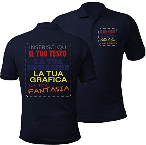 VENEZIANO Gruppo  Polo personalizzata uomodonna polo unisex personalizzabile con stampa , logo , immagini 100% cotone 100% made in Italy.