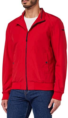 Geox M Vincit Giacca, True Red, 56 EU Uomo