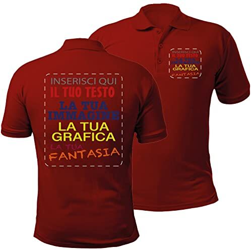 VENEZIANO Gruppo  Polo personalizzata uomodonna polo unisex personalizzabile con stampa , logo , immagini 100% cotone 100% made in Italy.