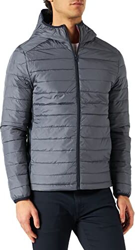 Jack & Jones Jjeace Spring Puffer Hood Giacca Trapuntata con Cappuccio, Grisaille, XL Uomo