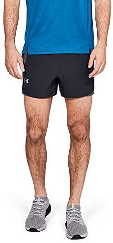 Under Armour Qualifier Speedpocket 5 Pantaloncino Corto, Uomo, Nero, XXL