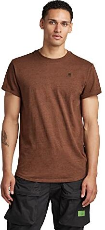 G-STAR RAW Lash T-Shirt, T-shirt Uomo, Multicolore (chocolate lab htr ), S