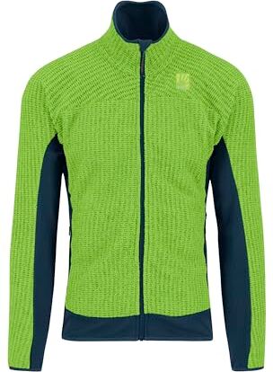 KARPOS ROCCHETTA Fleece Maglia Lunga Uomo Green Flash/Midnight Taglia XS