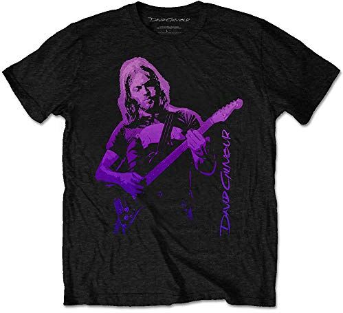 David Gilmour T-Shirt # Xl Unisex Black # Pig Gradient