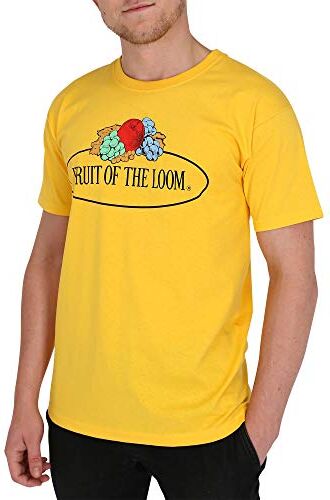 Fruit of the Loom Maglietta da uomo, Giallo girasole, L