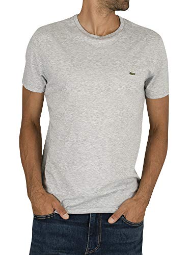 Lacoste Th6709, T-shirt Uomo, Argent Chine, L
