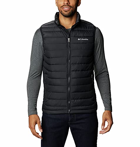 Columbia Powder Lite Vest Maglie, Uomo, Black, XL