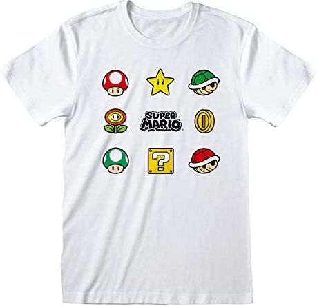 Super Mario Articoli T-Shirt Unisex (XXL)