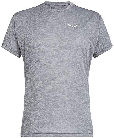 Salewa Puez Melange Dry M S/S Tee T-Shirt, Quiet Shade Melange, XXL Uomo