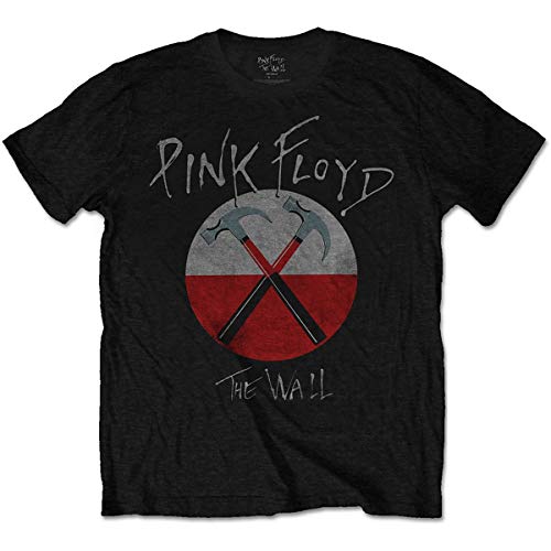 Pink Floyd T-Shirt # S Unisex Black # The Wall Hammers Logo