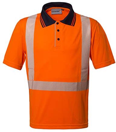 Rossini Trading Polo Lucentex Seal, Arancione, S