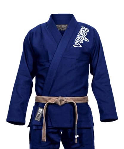 VENUM Contender 2.0 – Kimono per Brasilian Jiu Jitsu da Uomo, Uomo, Contender 2.0, Blu, a1