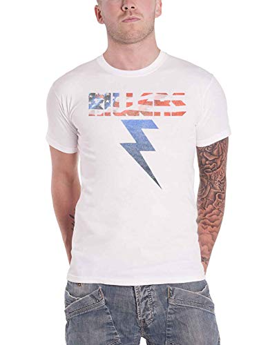 Killers - the The Killers T Shirt Bolt Band Logo Nuovo Ufficiale Uomo Bianca Size XXL