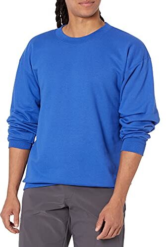 Hanes Felpa Asimmetrico Uomo, Blu Royal, Medium