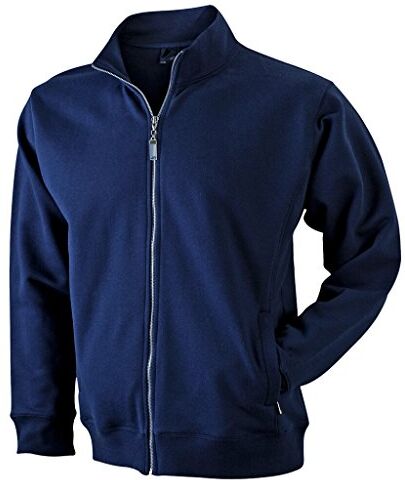 James & Nicholson Giacca in resistente felpa (XXL, navy)