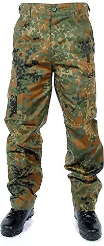 Mil-Tec US Ranger Pantaloni 4 Colori a Scelta Migliore qualità BW Flecktarn, XL (bundw. ca. 100 cm)